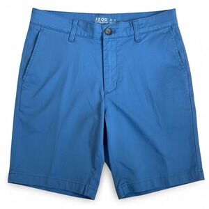 IZOD Saltwater Stretch Classic Fit Dockside Mens Shorts Size 30 Blue NWT